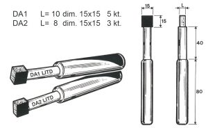 utensili ravvivamole manuali diamax 3 tipo DA